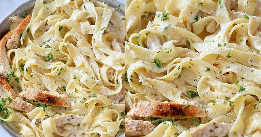 PAPPARDELLE PASTA RECIPE WITH ALFREDO SAUCE